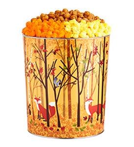 Woodland Creatures 3 Flavor Popcorn Tins