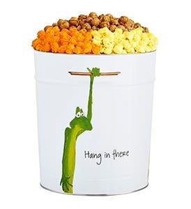 Hang in There Popcorn Tins