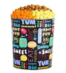 Fun with Snacks Popcorn Tins