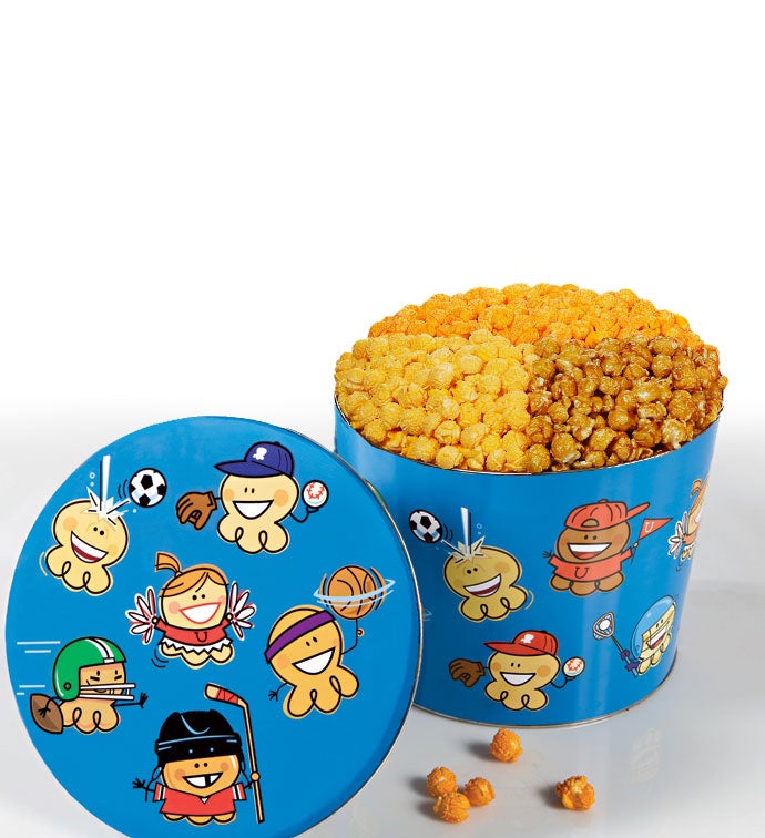 2 Gallon Sports Pals 3 Flavor Popcorn