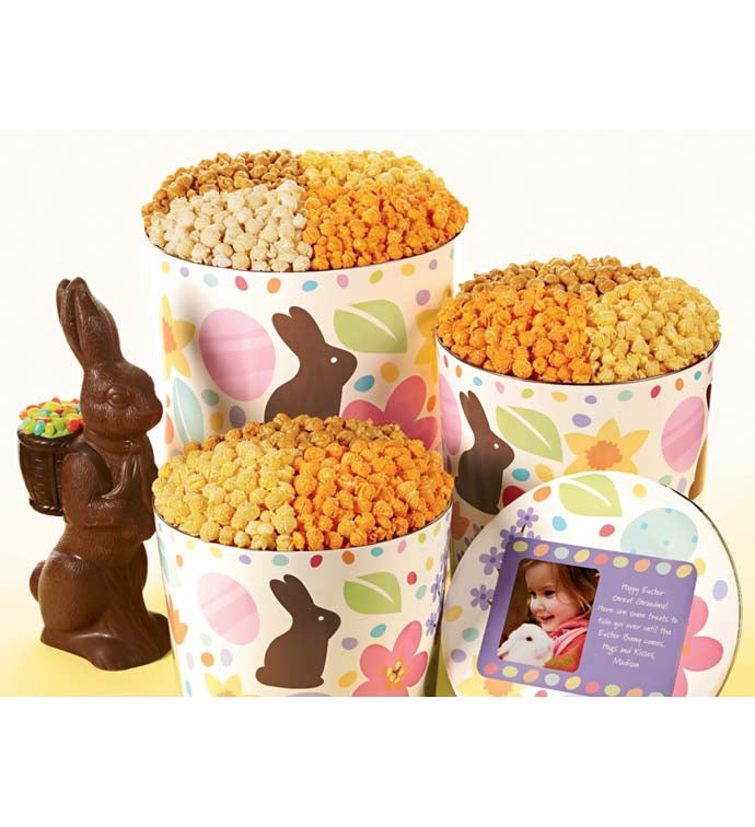 Summer Batik Popcorn Tins