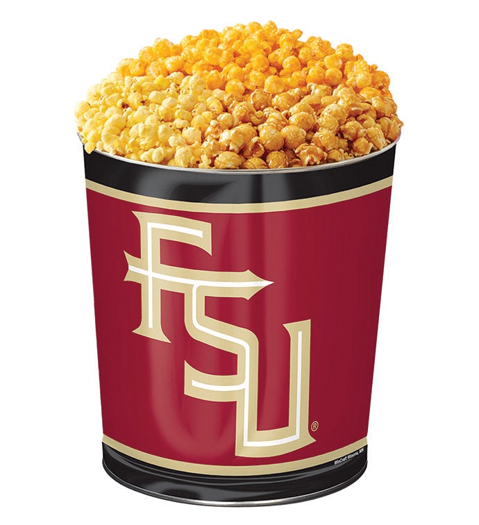 3 Gallon Florida State University 3 Flavor Popcorn Tin