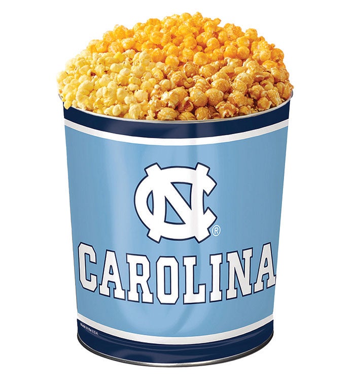 3 Gallon University Of North Carolina 3 Flavor Popcorn Tin