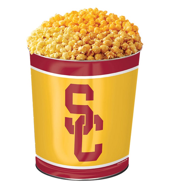 3 Gallon University Of Souther California 3 Flavor Popcorn Tin