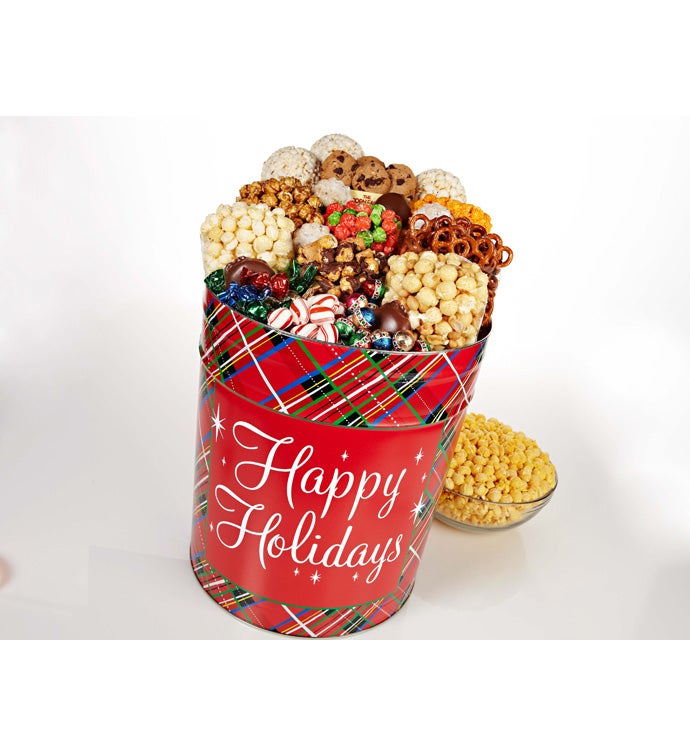 Holiday Plaid Deluxe Snack