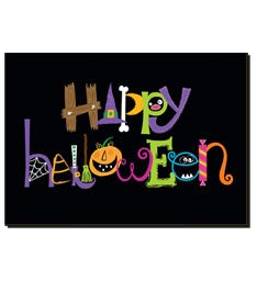 Happy Halloween Greeting Card
