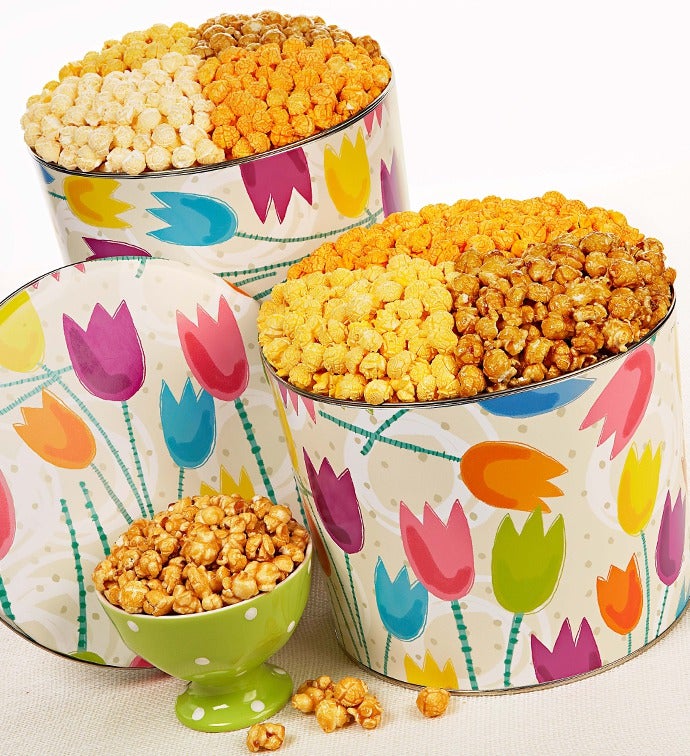 Tulips Popcorn Tins