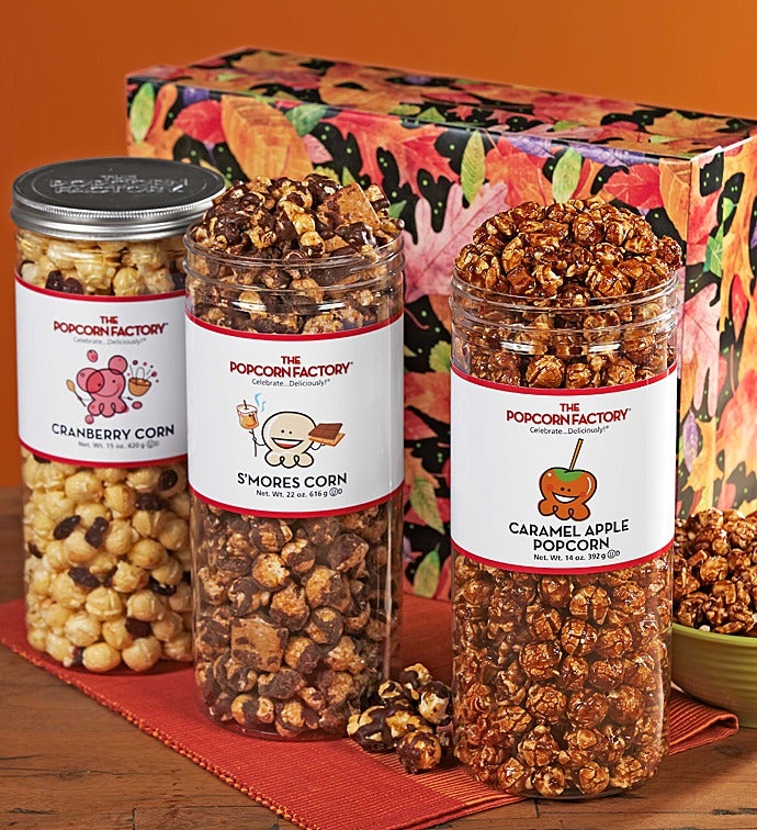 Fall Colors Canister Trio