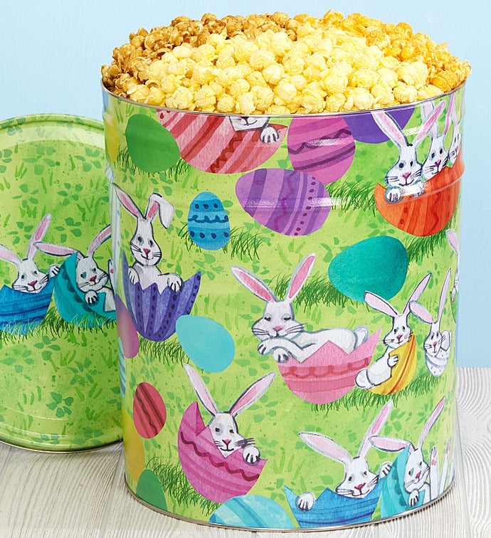 Bunny Patch 6 1/2 Gallon Popcorn Tin