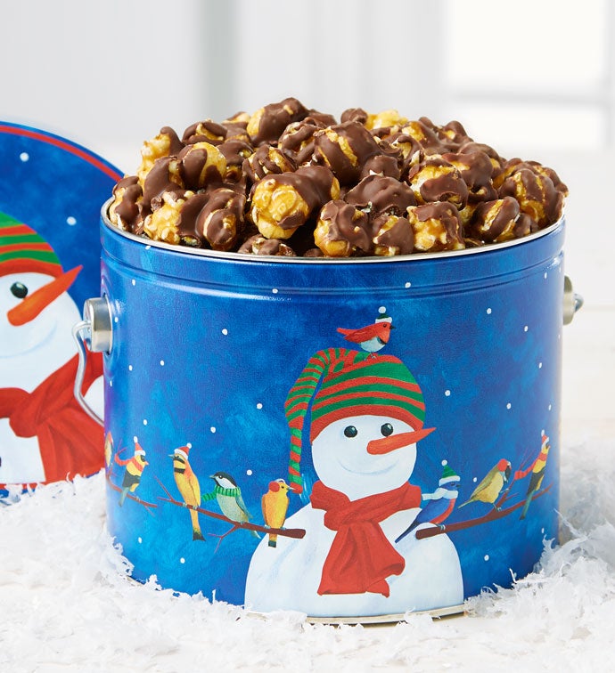 Frosty Friends Drizzled Caramel Corn