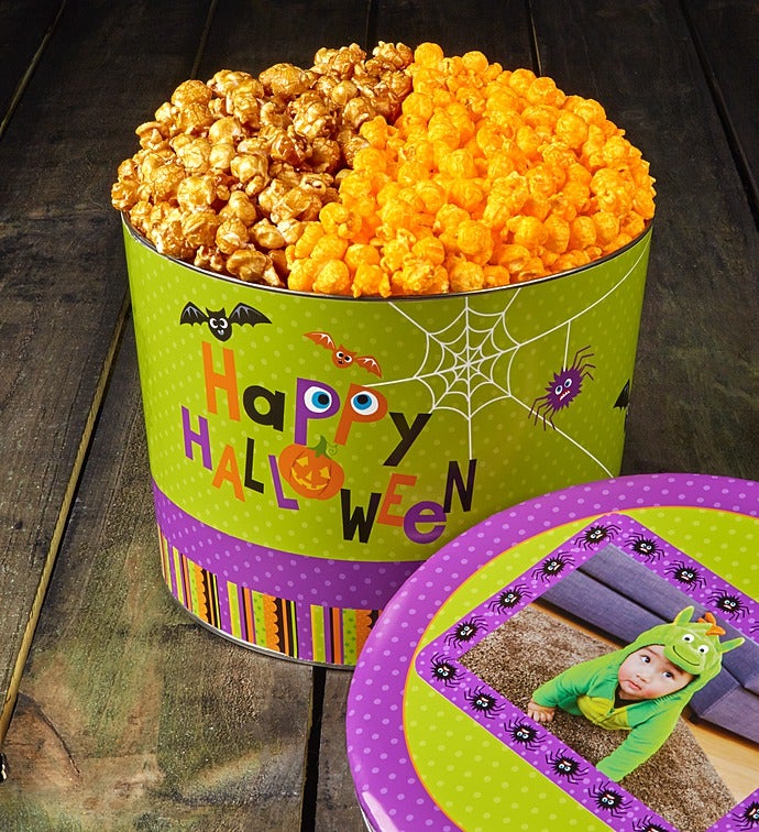 Happy Halloween Sugar Free Popcorn Tins