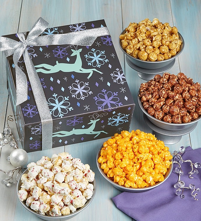 Christmas Popcorn Gifts Christmas Popcorn Tins The Popcorn Factory