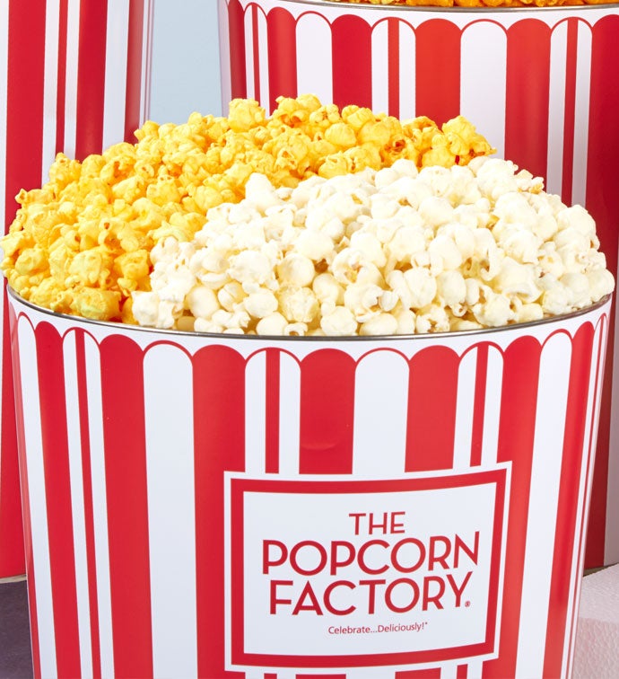 TPF Retro 2 Gallon Pick a Flavor Popcorn Tins