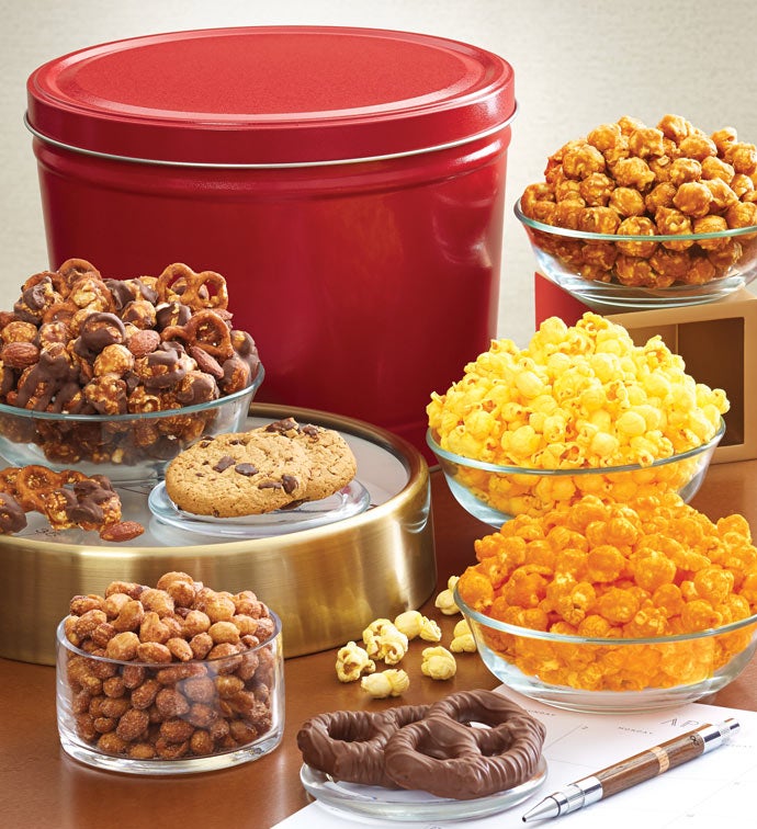 Simply Red Tin Grand Snack Assortment