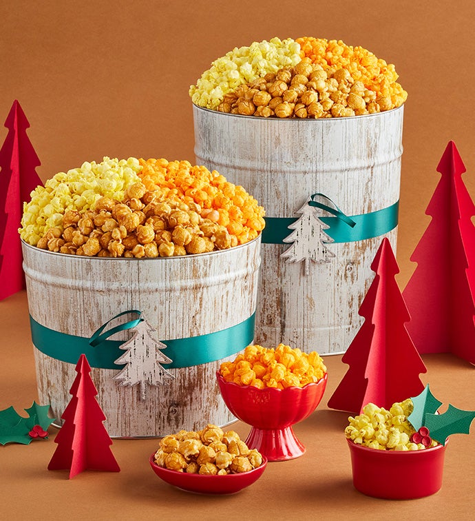 Christmas Popcorn Tins | Christmas Food Gifts | The Popcorn Factory