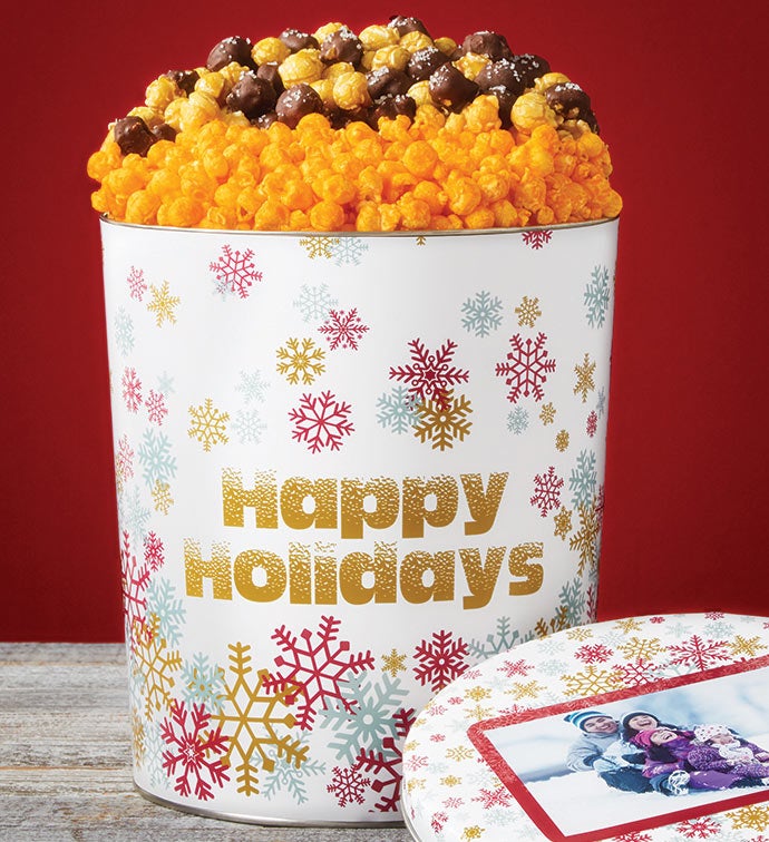 Sparkling Snowflakes Happy Holidays Deluxe Flavors