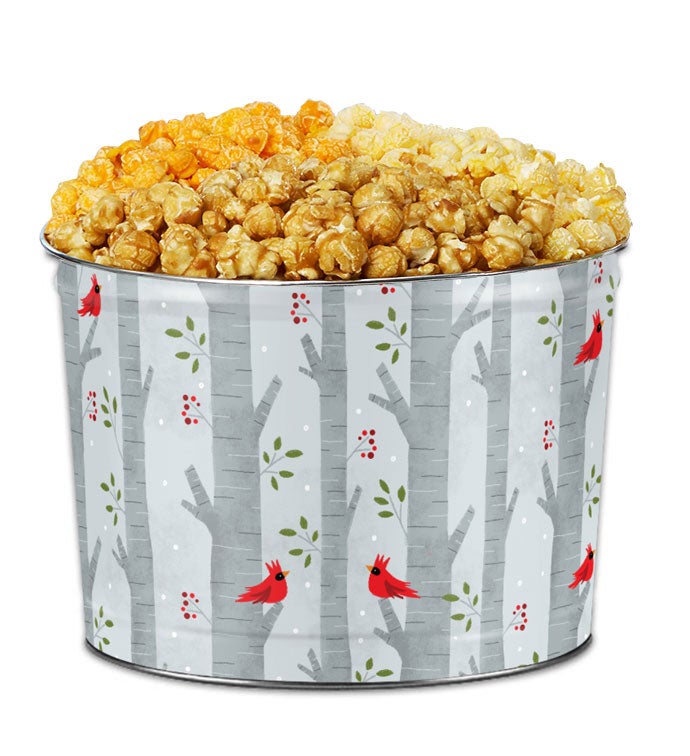 1.75 Gallon Cardinals In Tree Popcorn Tin