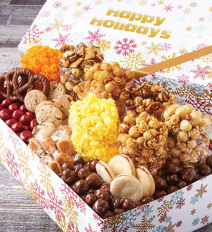 Sparkling Snowflakes Happy Holidays Ultimate Snackers