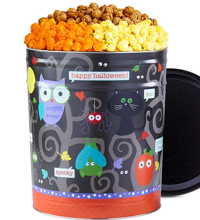 Happy Halloween 6 1/2 Gallon Popcorn Tin