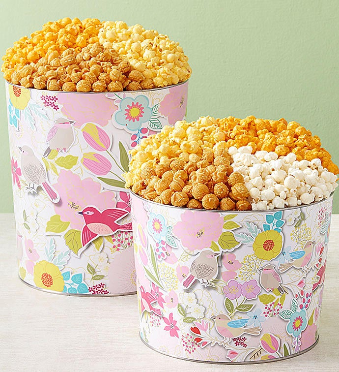 Spring Awakening Popcorn Tins