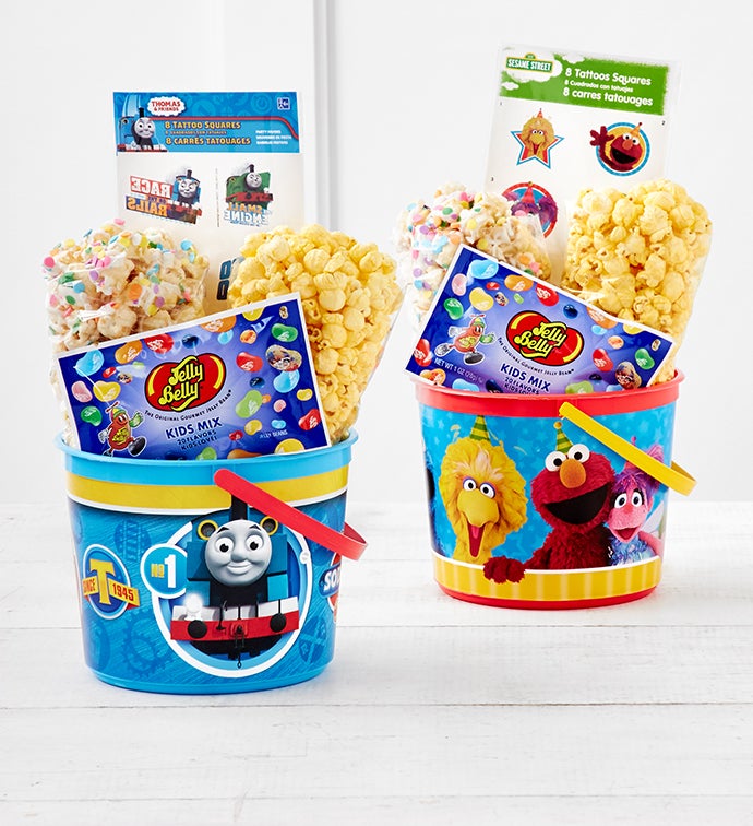 New! Thomas the Train or Seasme Street Buckets