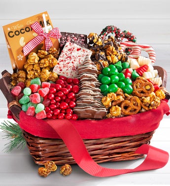 Holiday Popcorn Tins | Holiday Gift Baskets | The Popcorn Factory