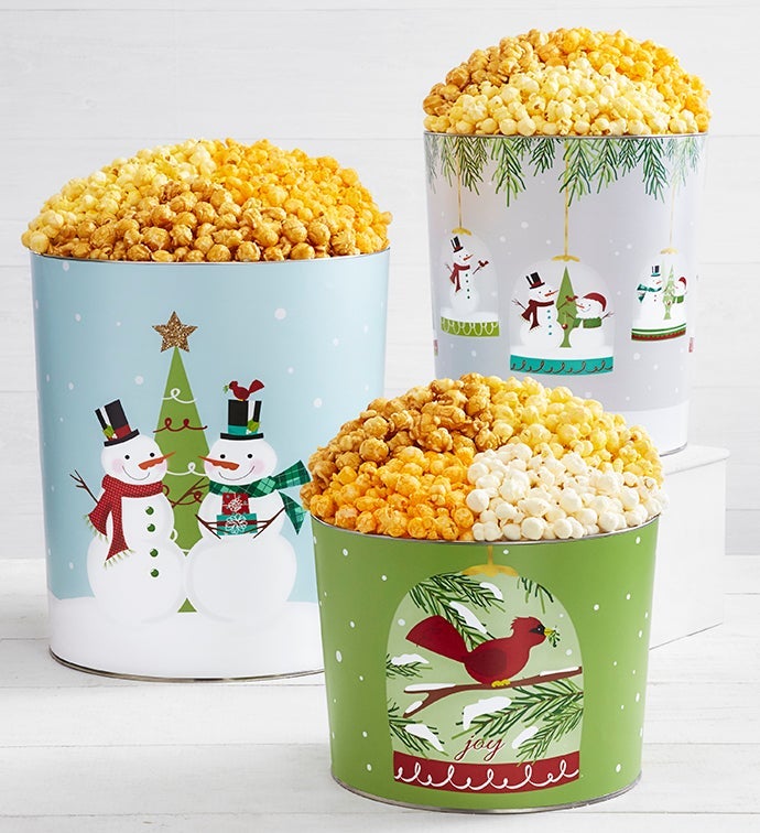 Magical Holiday 3 1/2 Gallon Popcorn Tin