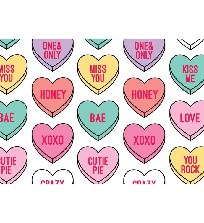 Tins With Pop&reg; Conversation Hearts