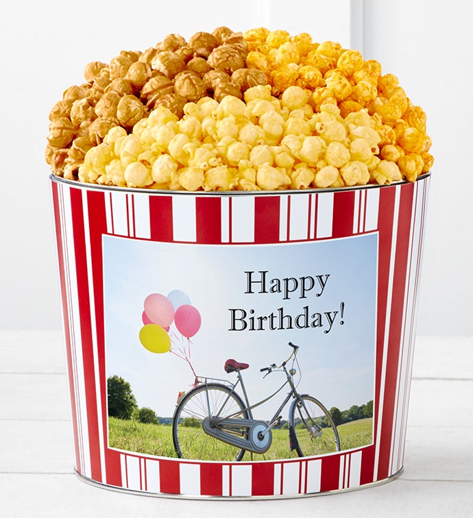 Tins With Pop&reg; Happy Birthday Bike
