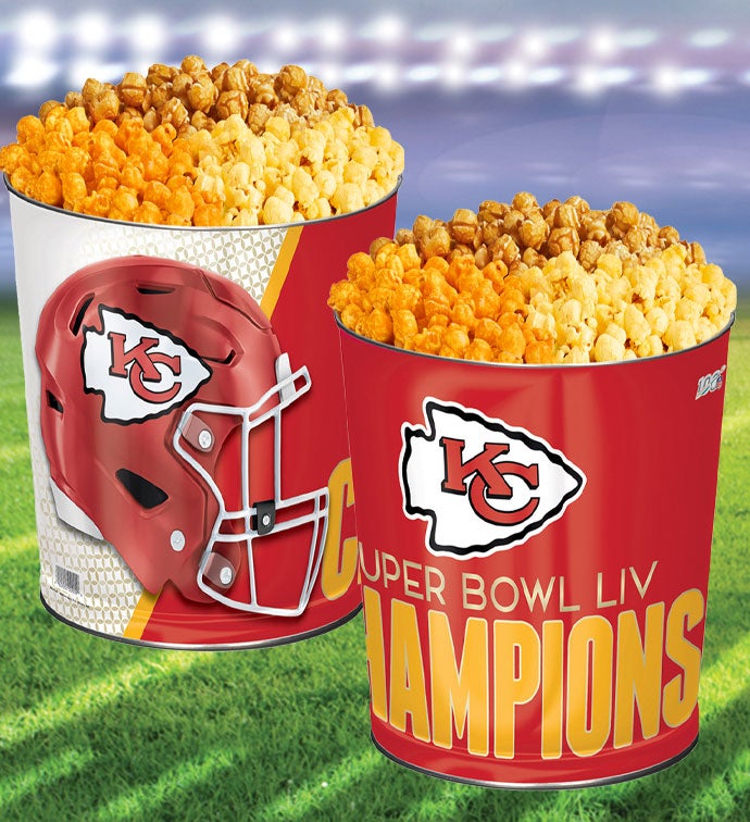 Kansas City Chiefs Super Bowl LIV Commemorative Popcorn Tin