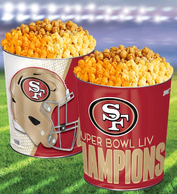 San Francisco 49ers Super Bowl LIV Commemorative Popcorn Tin