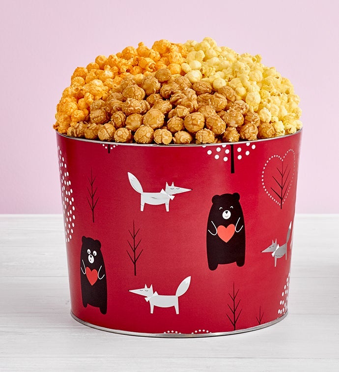 Beary In Love Popcorn Tin
