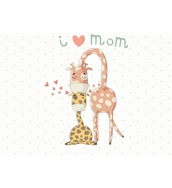 Tins With Pop® 4 Gallon I Love Mom Giraffe
