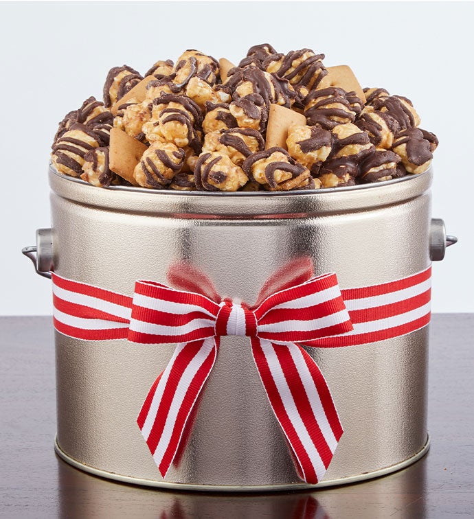 1/2 Gallon S'Mores Holiday Popcorn Pail