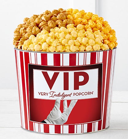 Tins With Pop&reg; VIP Very Indulgent Popcorn