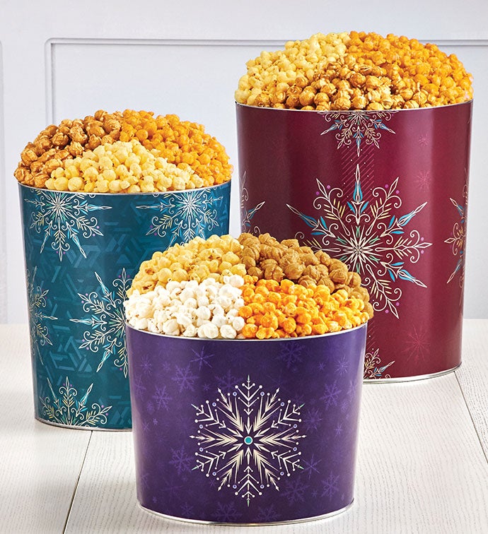 Christmas Popcorn Tins | Christmas Food Gifts | The Popcorn Factory