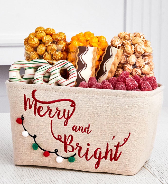Merry And Bright Gift Basket