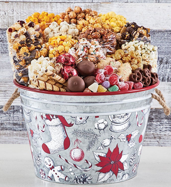 Winter Woods Gift Basket Tin