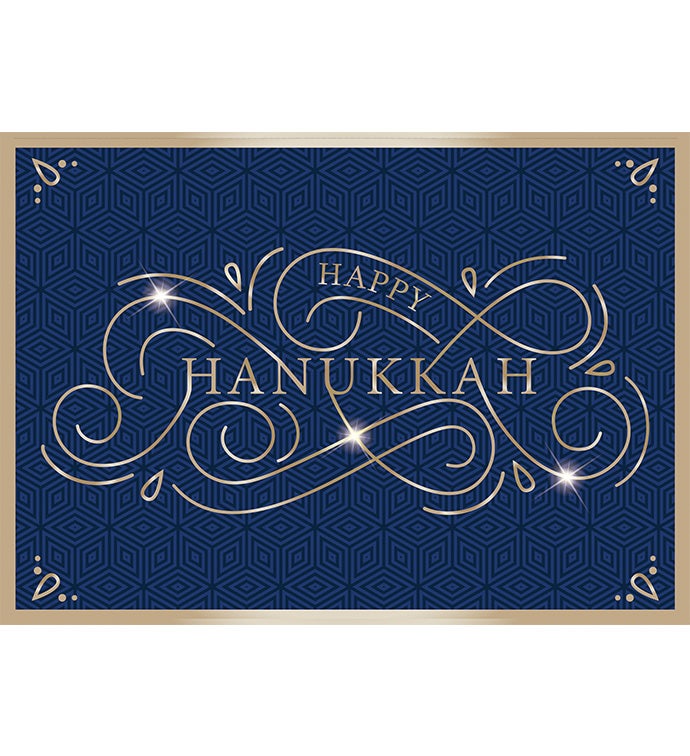 Packed With Pop® Happy Hanukkah Blue Gold