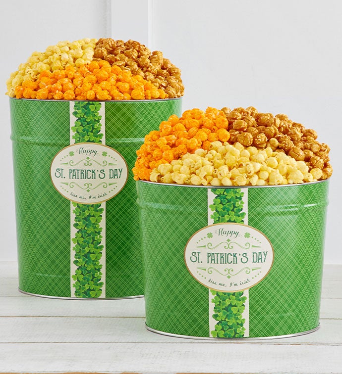St. Patrick's Day Popcorn Tins