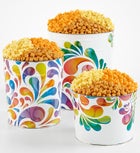 Rainbow Fusion 6 1/2 Gallon 3 Flavor Popcorn Tin