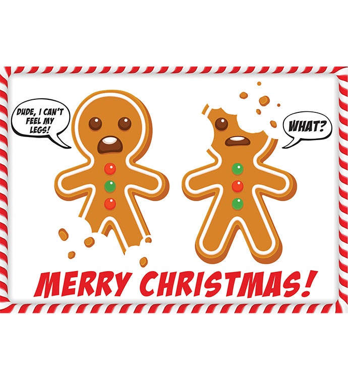 Tins With Pop® Gingerbread Men Merry Xmas