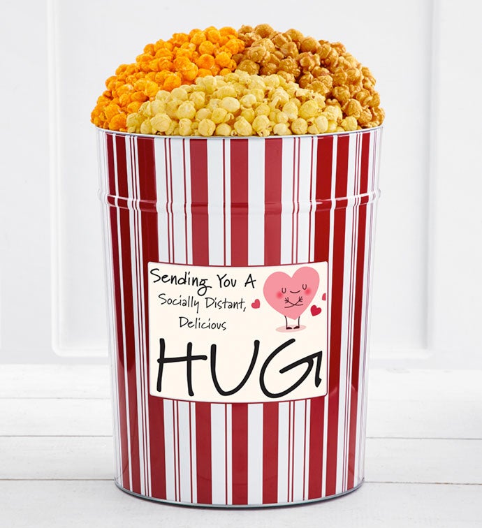 Tins With Pop® 4 Gallon Socially Distant Hug - Heart