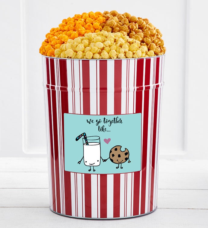 Tins With Pop® 4 Gallon We Go Together Like Milk and Cookies