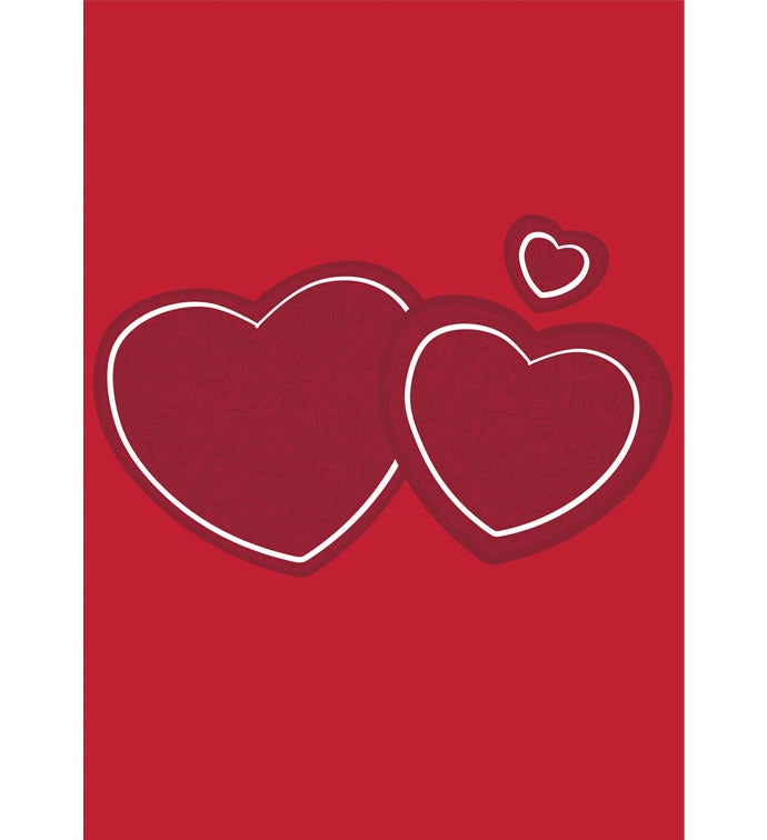 Cards With Pop® Double Red Hearts