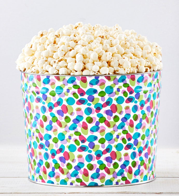 2 Gallon Colors Of Spring Pick A Flavor Popcorn Tins