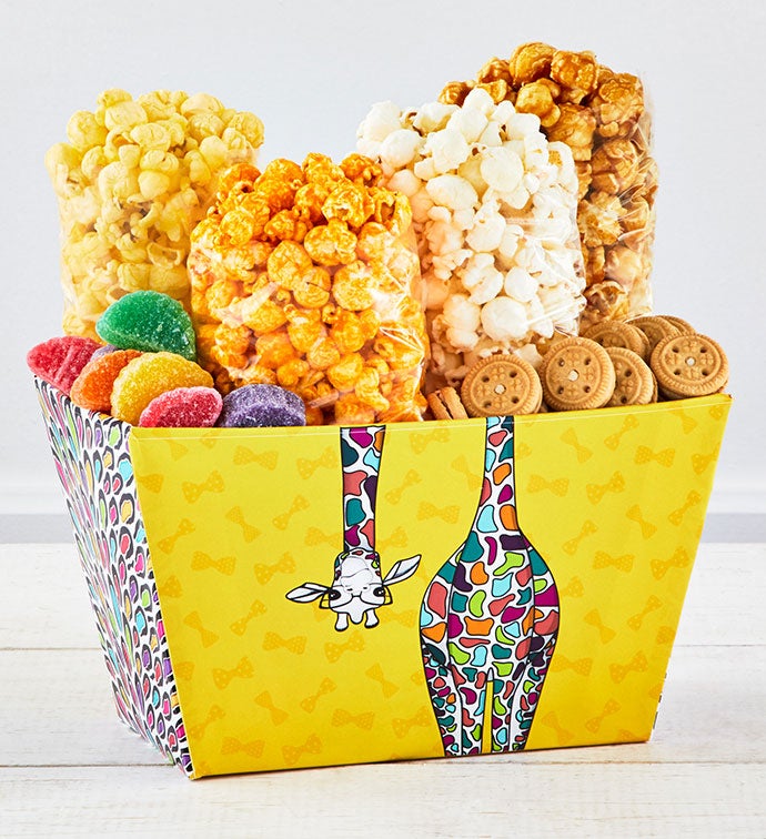 Party Animals Gift Bin The Popcorn Factory