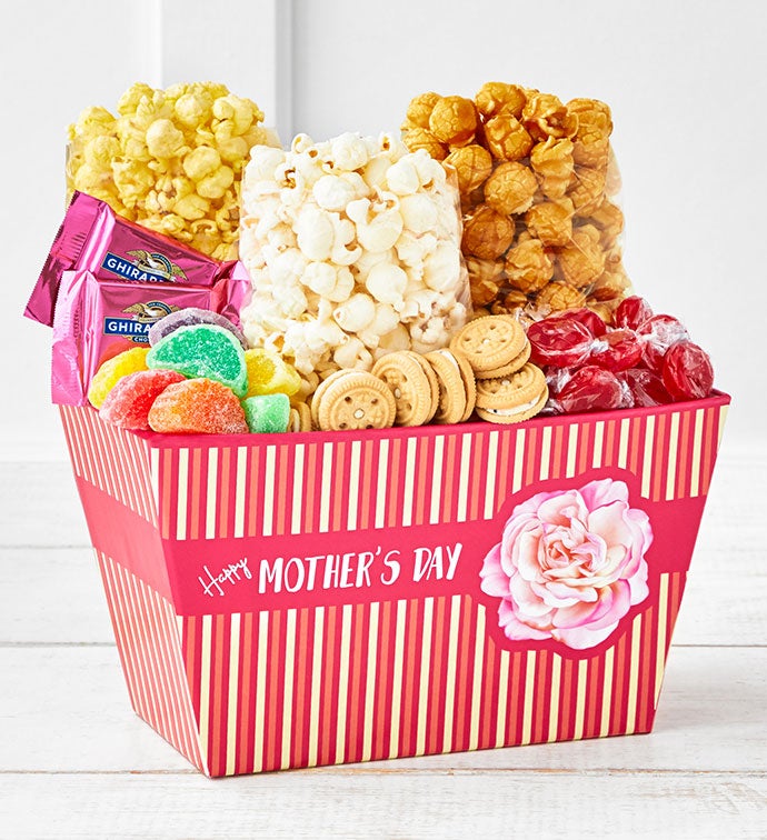 Blooms For Mom Gift Bin