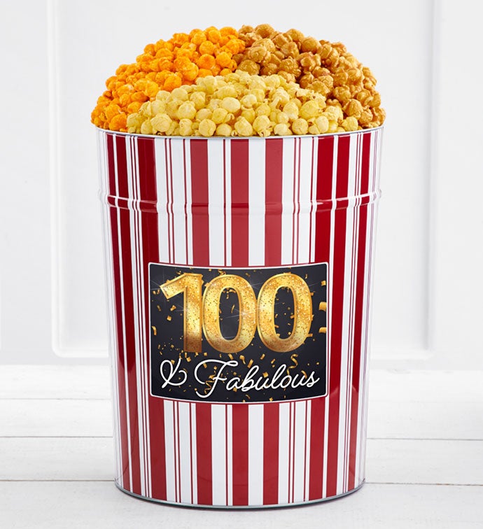 Tins With Pop® 4 Gallon 100 And Fabulous