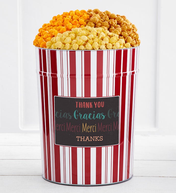 Tins With Pop® 4 Gallon Thank You Languages